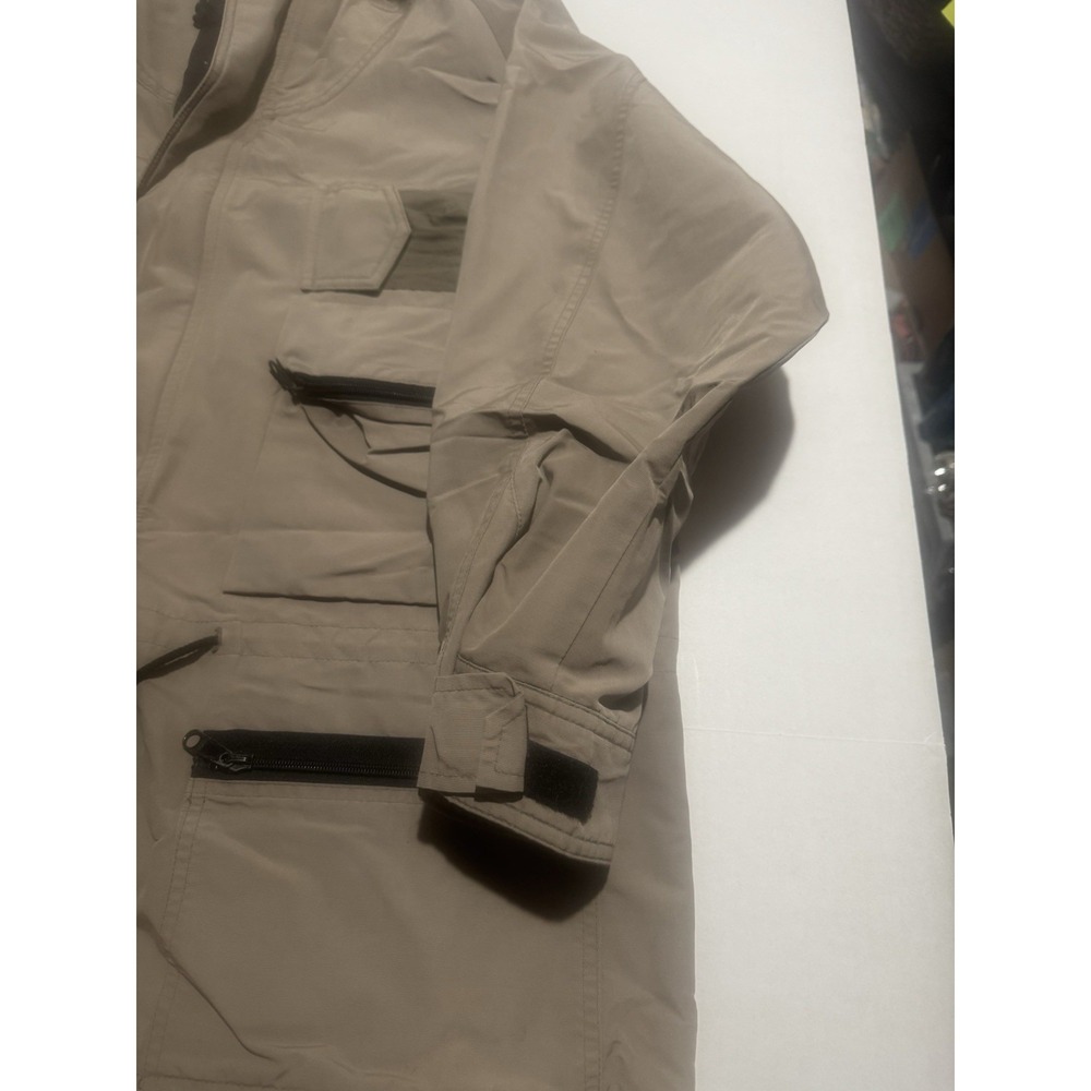 Vintage Trekka Jacket, Warm, Pockets, Hooded, Grey, Men's XL - Picture 3 of 8